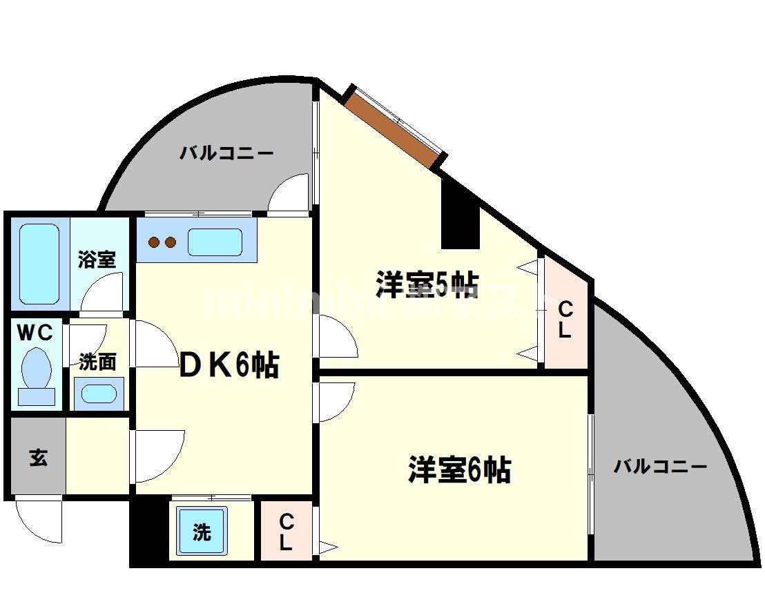デイズハイツ港晴の間取り