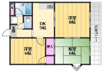 【間取り】 | RICHウエストフィールド