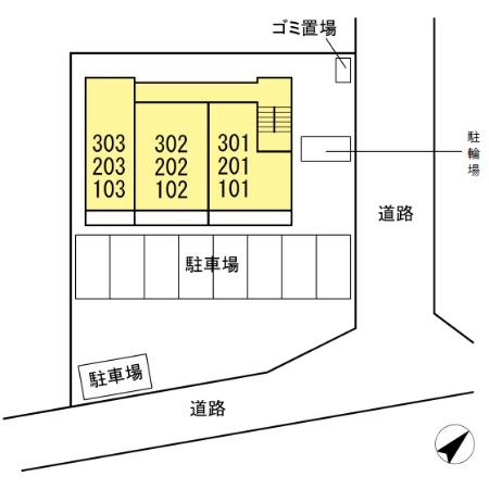 シェノアⅣの区画図