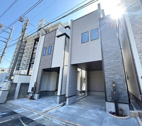 ◆板橋区舟渡の前面道路含む現地写真|完成物件につき内覧できます。お気軽にお問合せください。