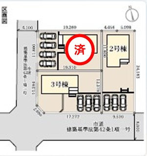 人工芝有り♪♪　【平下平窪1期／3号棟】　おしゃれさん必見♪デザイナーズ新築建売住宅！　の区画図|区画図です。
