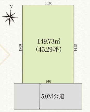 ◇内郷高坂町　2期　自慢したくなる、ハイセンスなデザイン♪　◇の区画図|区画図です。