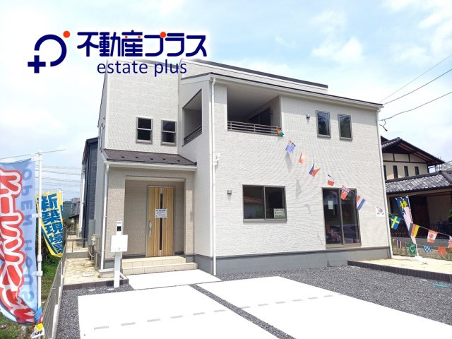 ☆新築デザイナーズ分譲　【いわき市鹿島町久保第2　全3棟】　1号棟の外観|同施工◆外観の写真です◆　
暮らしやすさに配慮したゆとりある住空間です♪　人気のデザイナーズ物件で気分が上がりますね♪（＾＾）/