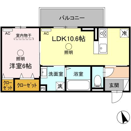 ル・シエル・ブルーの間取り