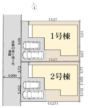 厚木市林２丁目第２　新築戸建　全２棟　１号棟