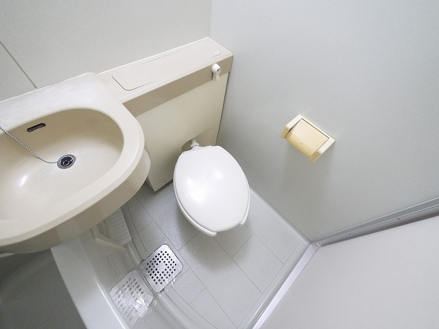 シティパレスＪＲ奈良Ｐ７のトイレ|コンパクトで使いやすいトイレです