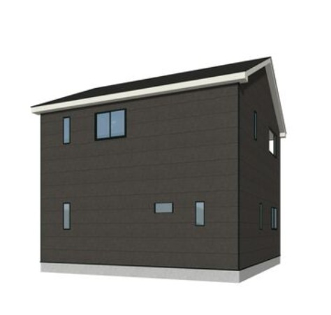 Cradlegarden　 茨城町長岡　第4　2の完成予想図|北西側。