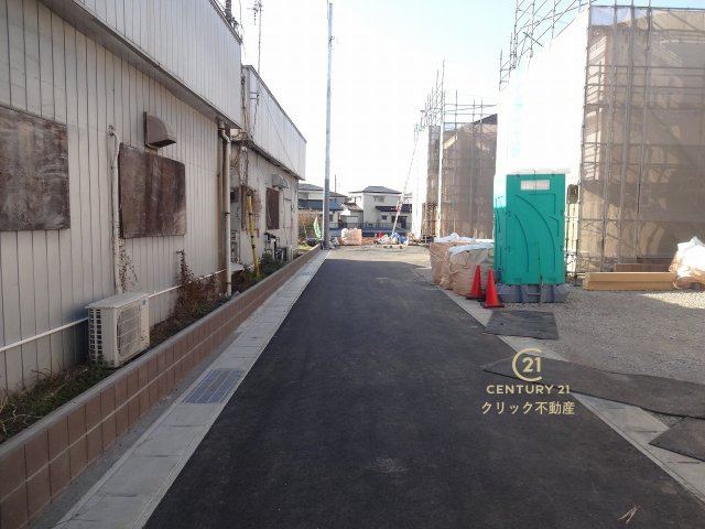 Cradlegarden　 茨城町長岡　第4　2の前面道路含む現地写真|現地撮影（2026年3月）