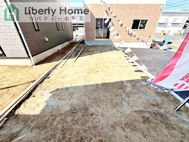 石岡市東光台第4　新築戸建　3号棟の庭