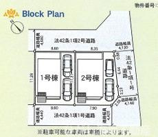 中郡大磯町大磯　新築戸建　全２棟の区画図|対象2号棟