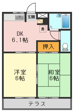 トーシンハイツ葛飾鎌倉の間取り