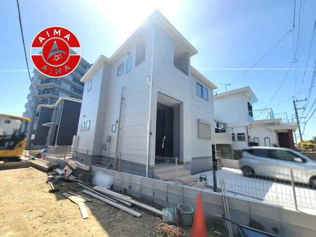 福津市花見の里3丁目第5-3棟（1号棟）の外観|デザイン性のある外観です。