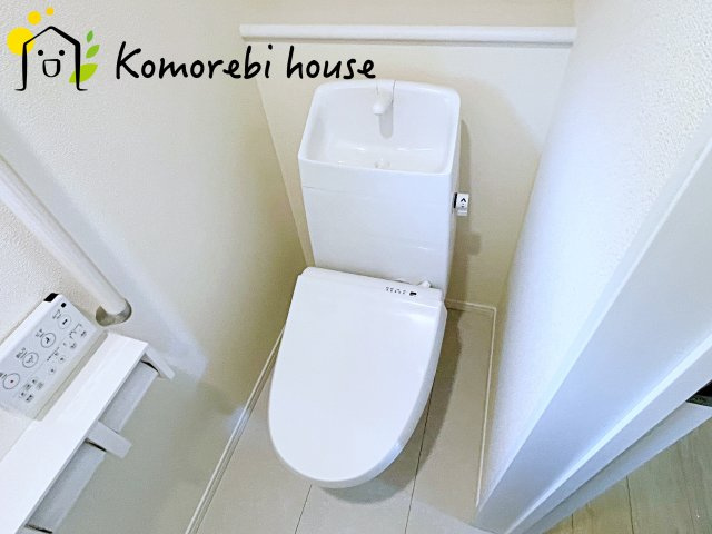 第1　見沼区東宮下　新築一戸建て　ハートフルタウン　Aのトイレ|トイレもきれいです