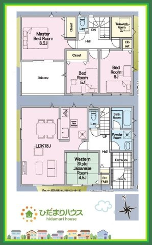 郡山市八山田西第2　新築戸建　2号棟
