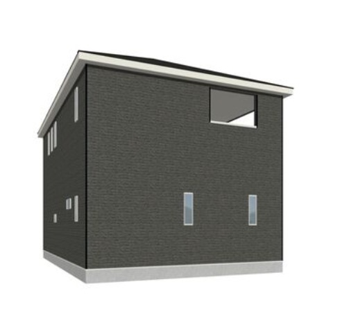 Cradlegarden　 茨城町長岡　第4　4の完成予想図|北西側。