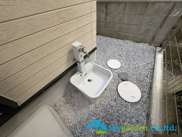 藤沢市片瀬　新築戸建　全1棟のその他|外の立水栓