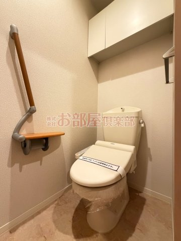 MAST東櫛原　B棟のトイレ|落ち着いた色調のトイレです