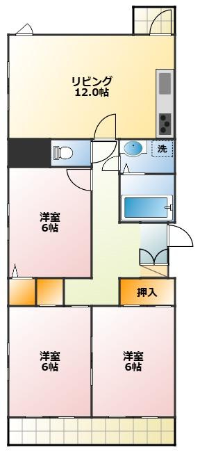 ソサエティ服部の間取り