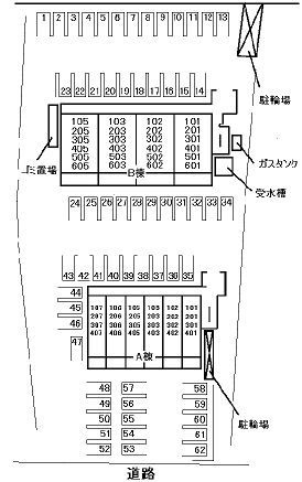 シャトー・カネハラ　Ｂ　　刈谷市近郊の賃貸ならクラスホーム刈谷店の駐車場