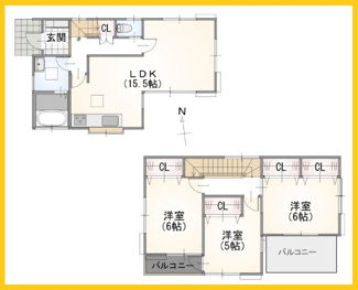 【間取り】 | 戸建　藤沢市片瀬