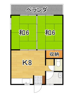 【間取り】 | コーポたまき