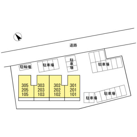 フェリーチェの区画図