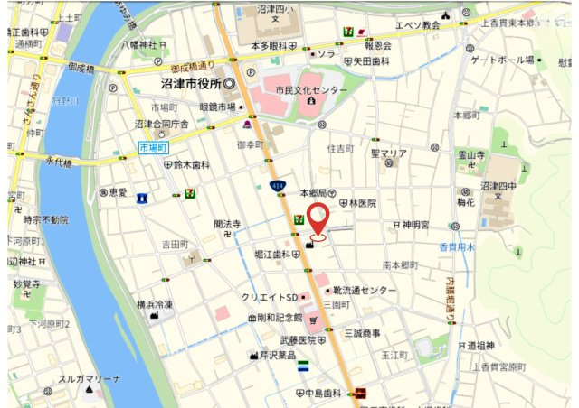 N-STAGE　沼津市三園町1期　全１区画の地図