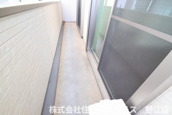 アンプルールフェール今津のバルコニー