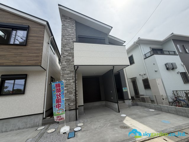 平塚市黒部丘２期　新築戸建　全２棟　１号棟の外観