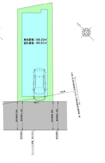 狛江市中和泉５丁目 小田急線狛江駅 新築戸建の区画図