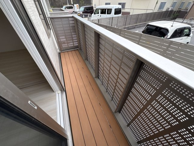 カーサアレーズのバルコニー