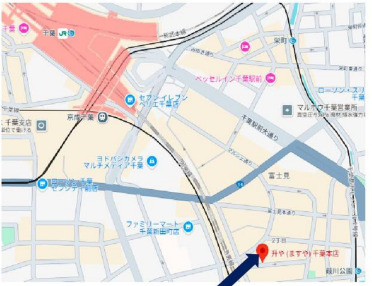 【地図】 | 千葉市中央区富士見店舗