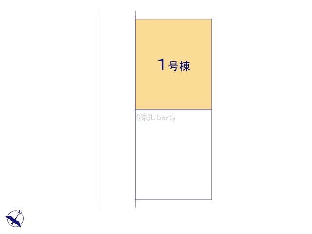 つくば市南中妻4期　新築戸建　1号棟の区画図