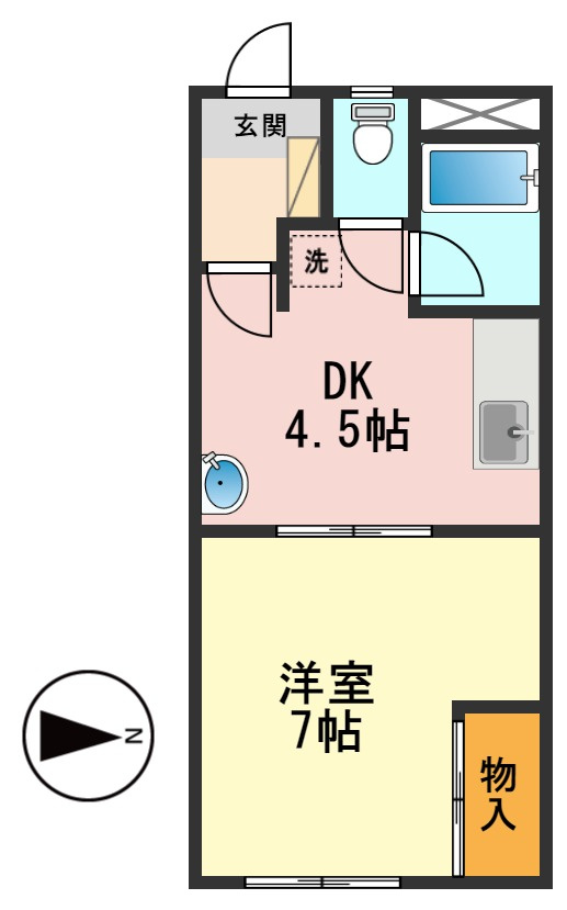 ドミールアカクラの間取り