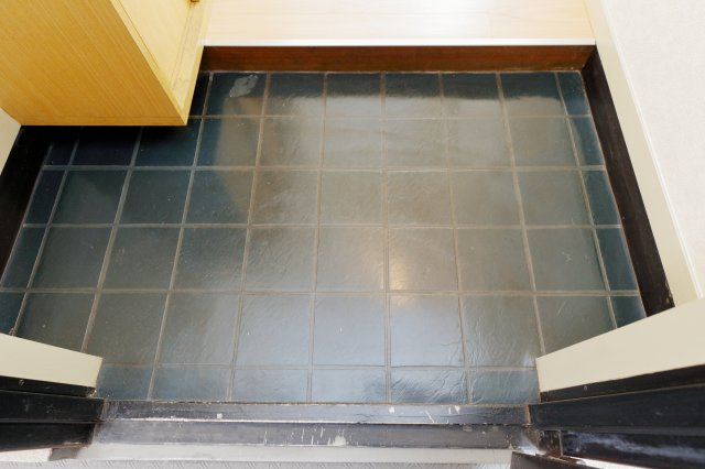 ドミールアカクラの玄関