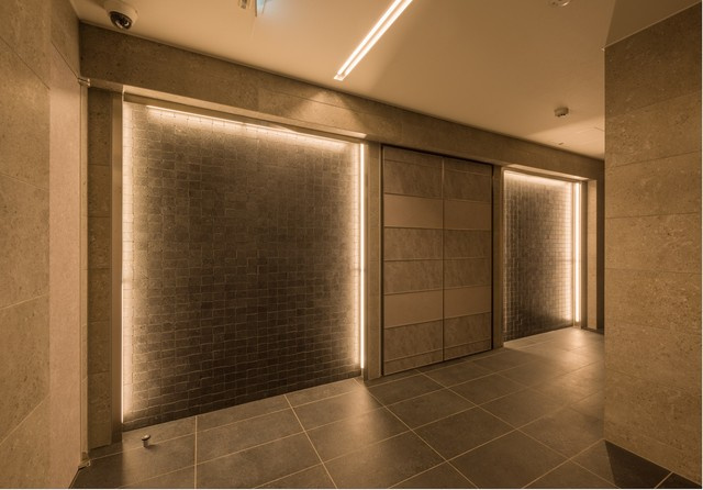 アーバネックス西新宿Ⅱのエントランス|ゆとりのあるエントランスです