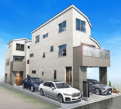 杉並区松ノ木2丁目　新築戸建　B号棟 11500万円の画像