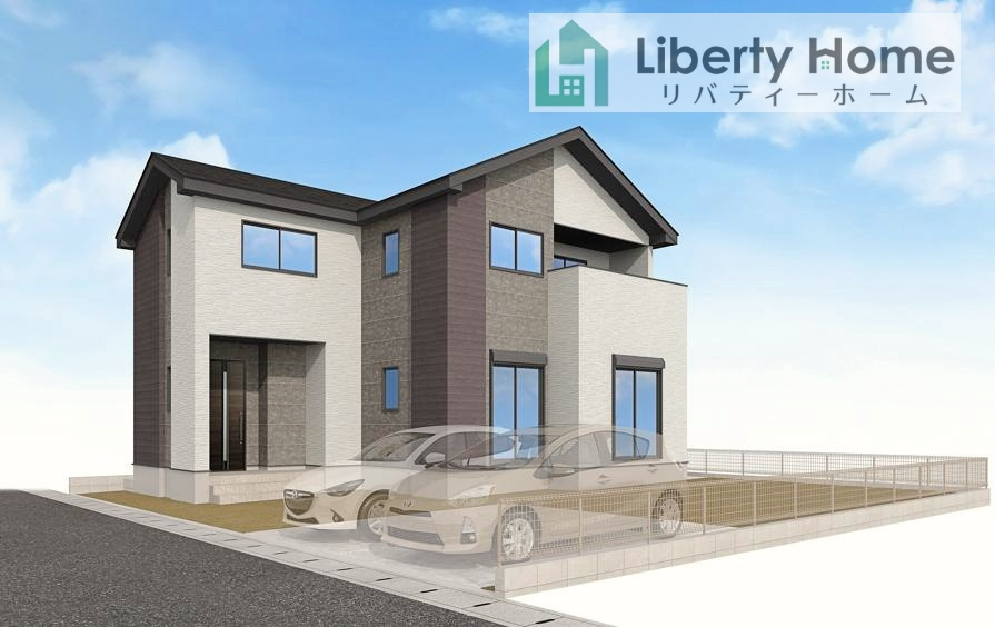 つくば市南中妻4期　新築戸建　2号棟の完成予想図|ご予約をいただければ、『平日の空いた時間』『周辺物件まとめて見たい』『1件だけ見たい』ももちろん可能です♪
お気軽にお問合せください♪