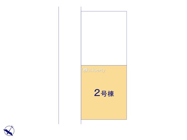 つくば市南中妻4期　新築戸建　2号棟の区画図