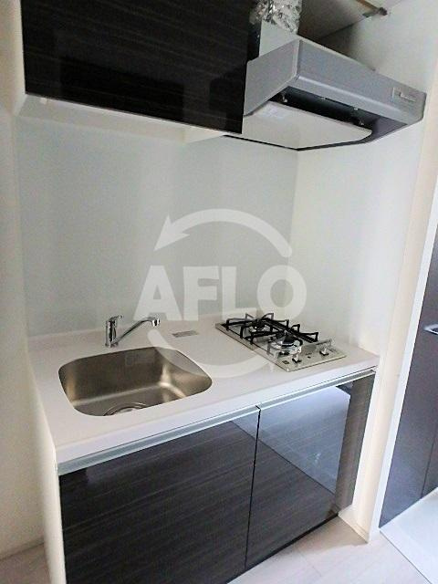 スワンズシティ南堀江ブルームのキッチン|スワンズシティ南堀江ブルーム 　ガス2口コンロシステムキッチン