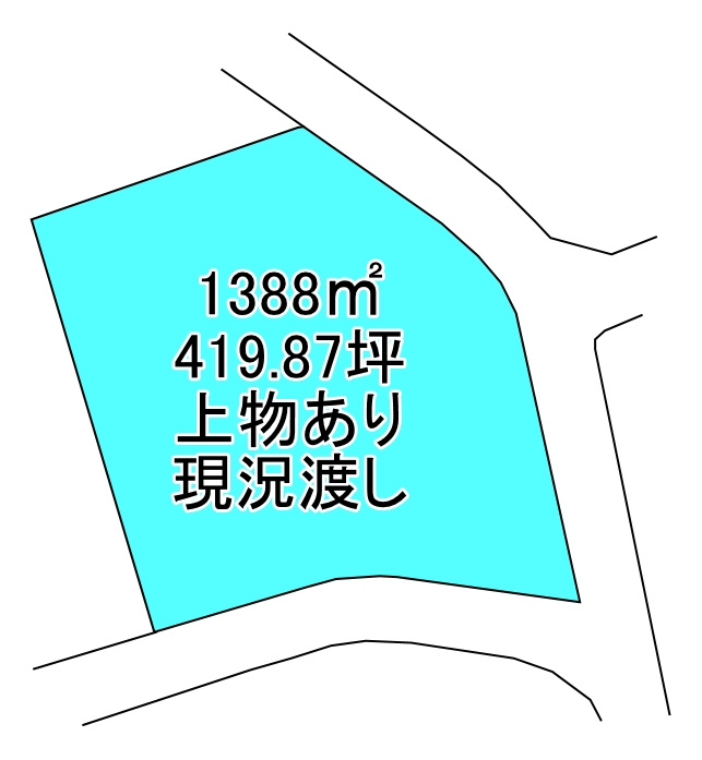 瀬戸町　売土地の土地図