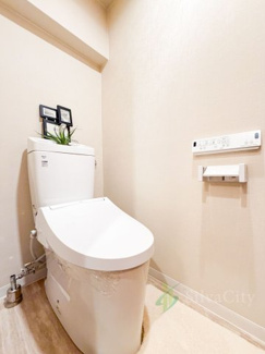 【トイレ】 | コーポ大岡山 | トイレ温水便座機能付