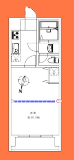 【間取り】 | コーポ大岡山