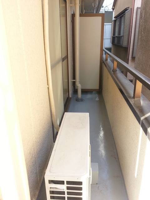 メゾンドオリーブのバルコニー|★Ｌ字形になっているバルコニー★