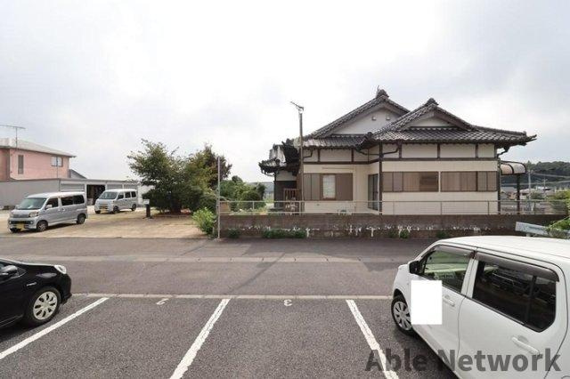 サンライトヒル厨の駐車場|お部屋からの眺め