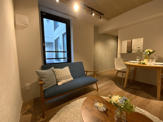 ＧＲＡＮ ＰＡＳＥＯ 目黒花房山の居間・リビング|モデルルーム