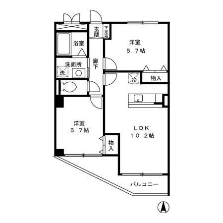 アビリアなごみの間取り