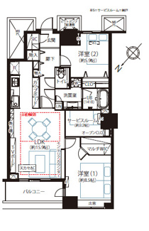【間取り】 | THE TOKYO TOWERS SEA TOWER ザ東京タワーズ シータワー