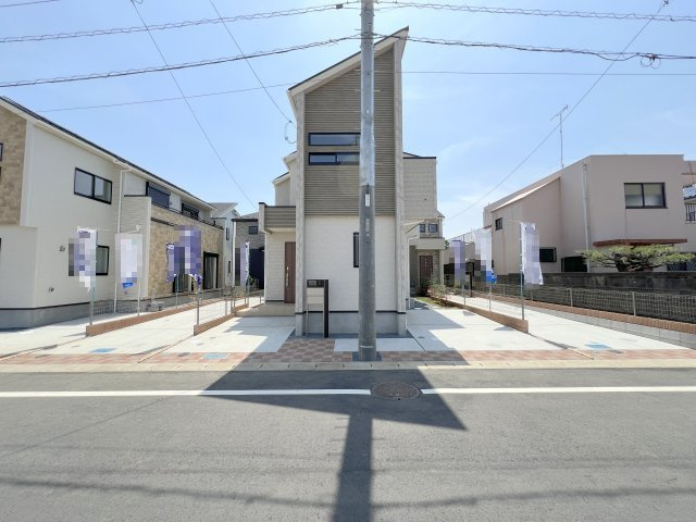羽村市緑ヶ丘4丁目　新築戸建全9棟の駐車場|駐車スペース2台駐車可能