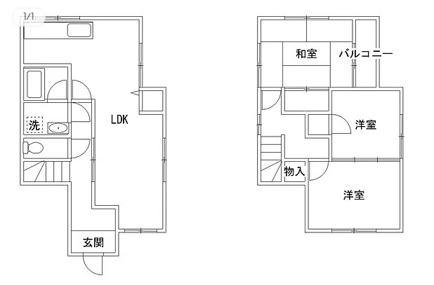 和歌山市梶取125の間取り